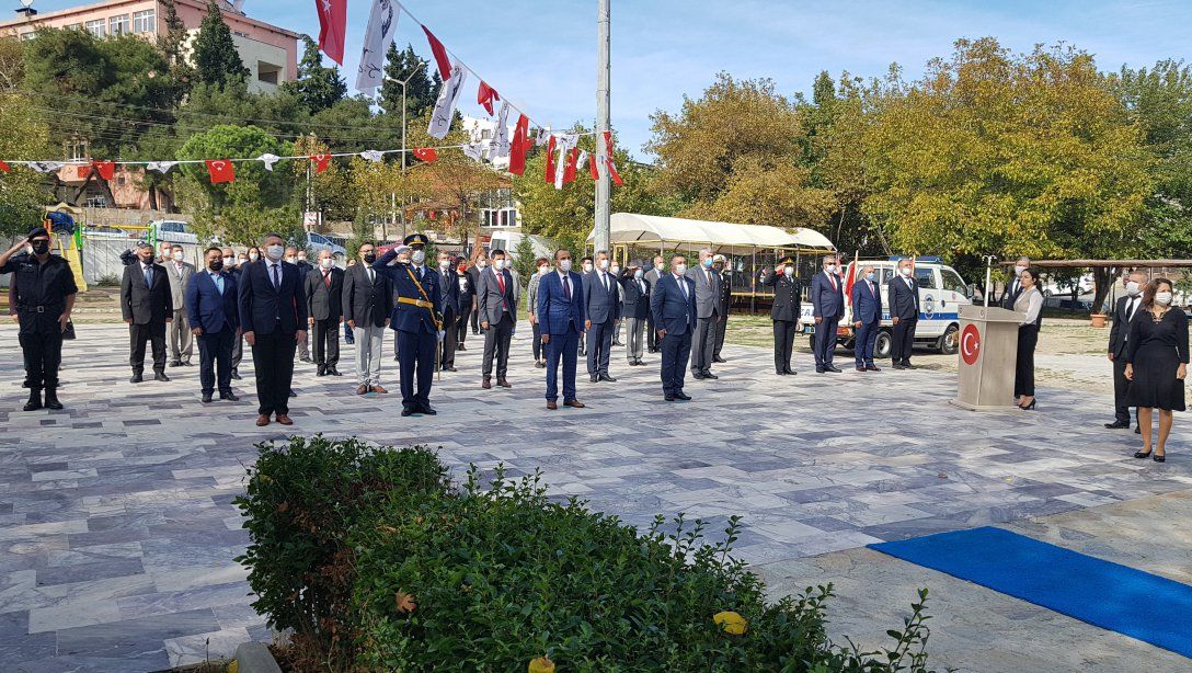 29 Ekim Cumhuriyet Bayramı Çelenk Suma Töreni Gerçekleştirildi