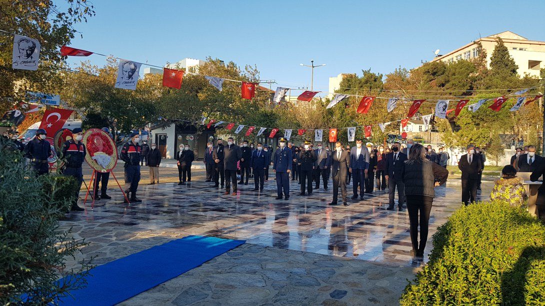 10 Kasım Atatürk'ü Anma Günü Çelenk Sunma Töreni Düzenlendi